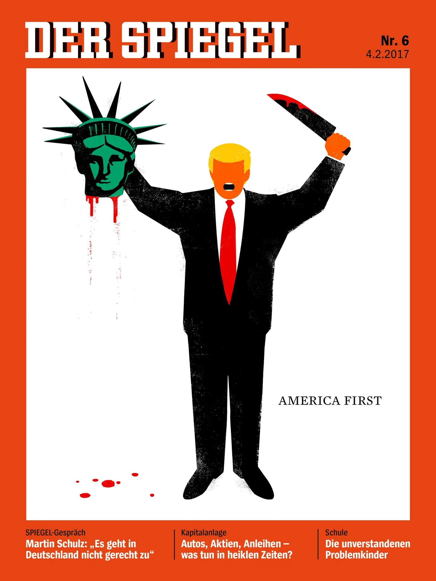 Скандальная обложка Der Spiegel.
