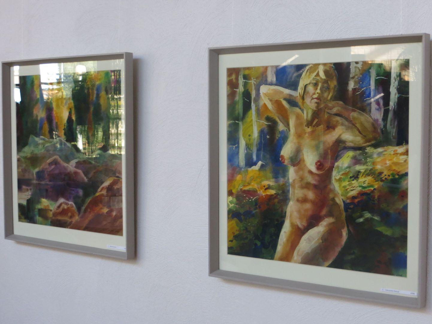 Täna avas Valga kultuurikeskuses oma personaalnäituse «Piltidega läbi elu» akvarellist Ruudi Treu.