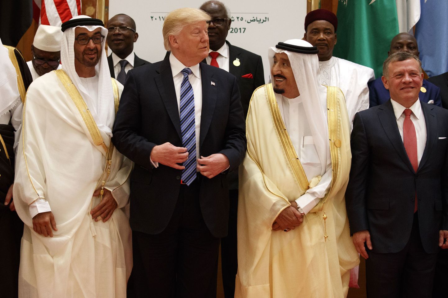 Дональд Трамп и саудовский король Салман.