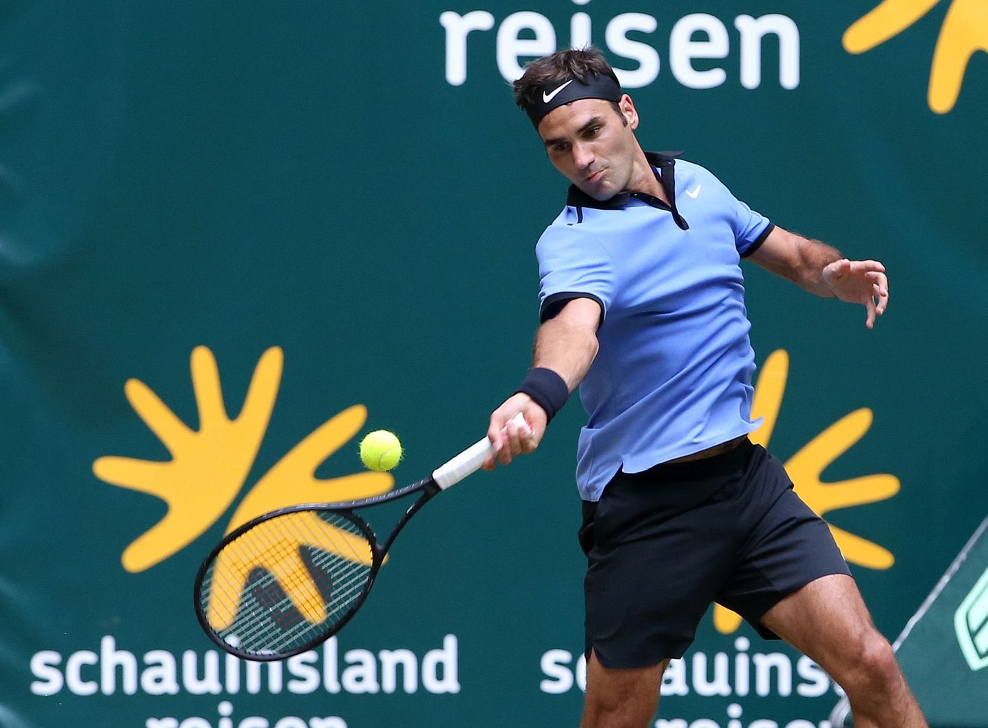 Roger Federer Halle turniiril.
