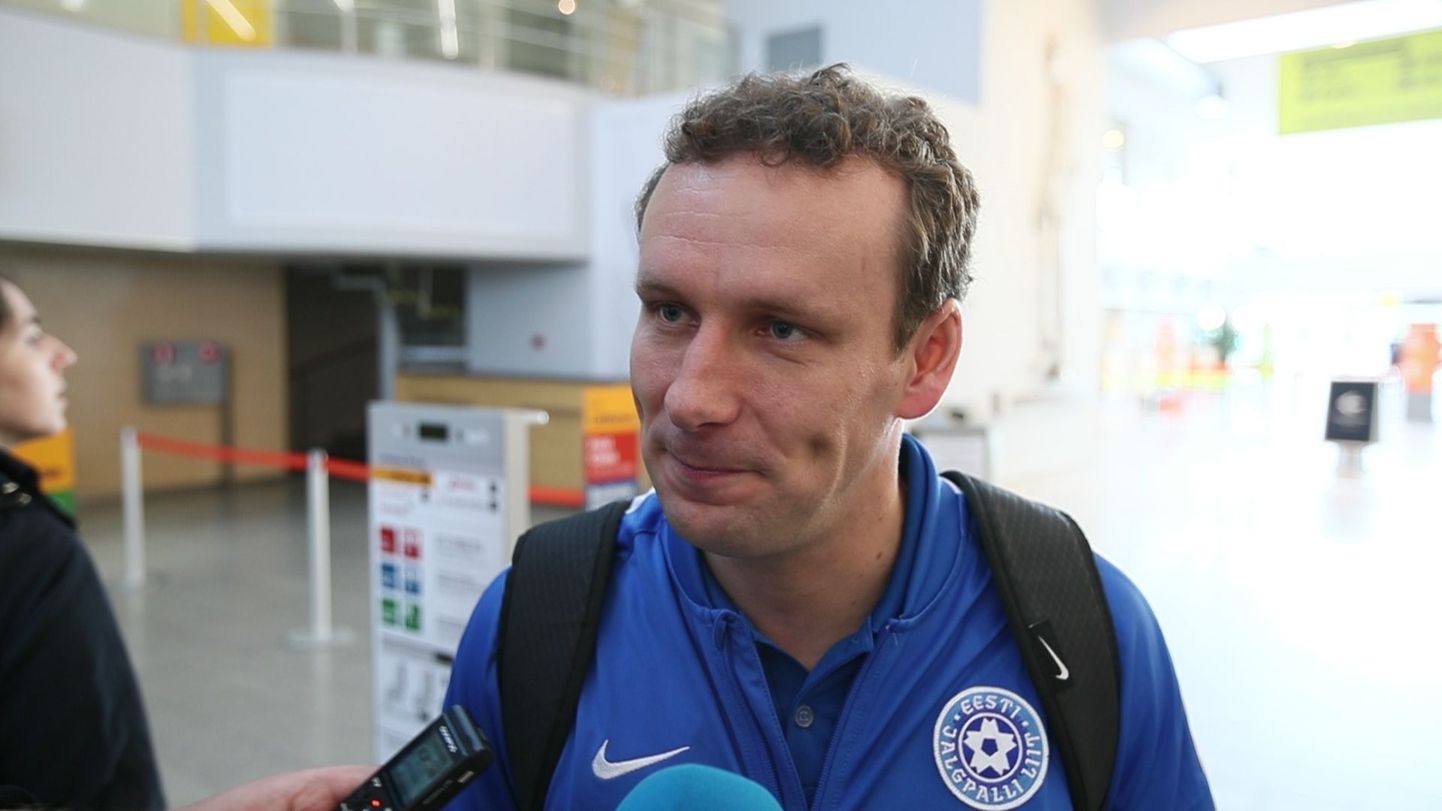 Eesti jalgpallikoondislane Konstantin Vassiljev.