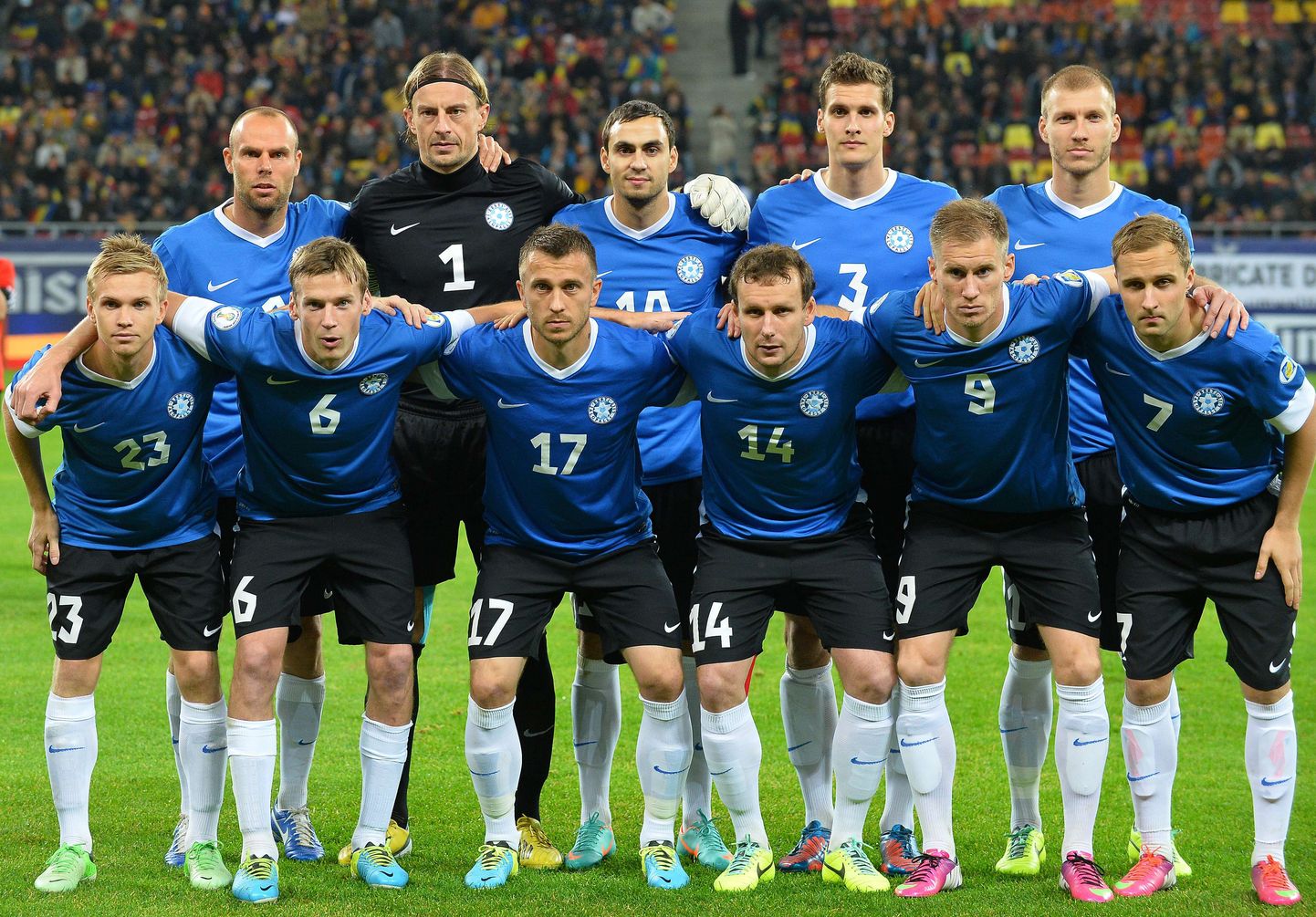 Сборная Эстонии по футболу.