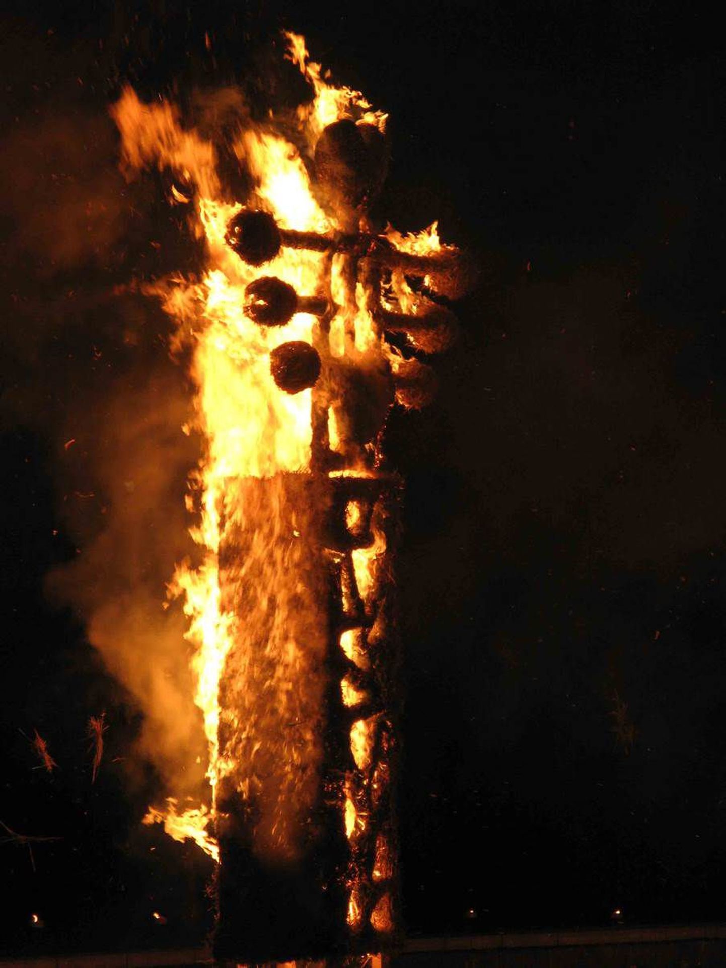 Фестиваль огненных скульптур