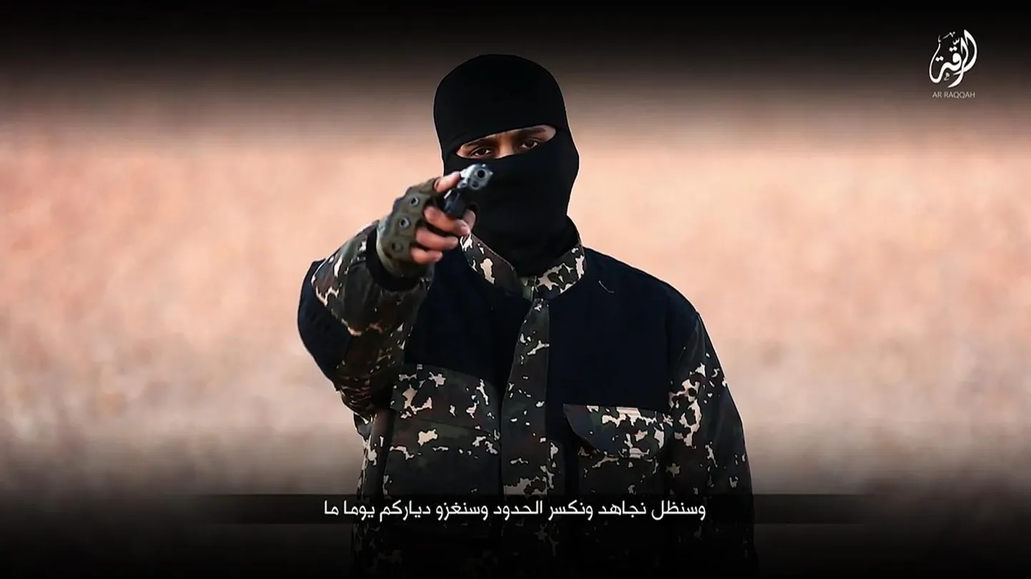 Kuvatõmmis väidetavalt ISISe meediakanali poolt toodetud videost.