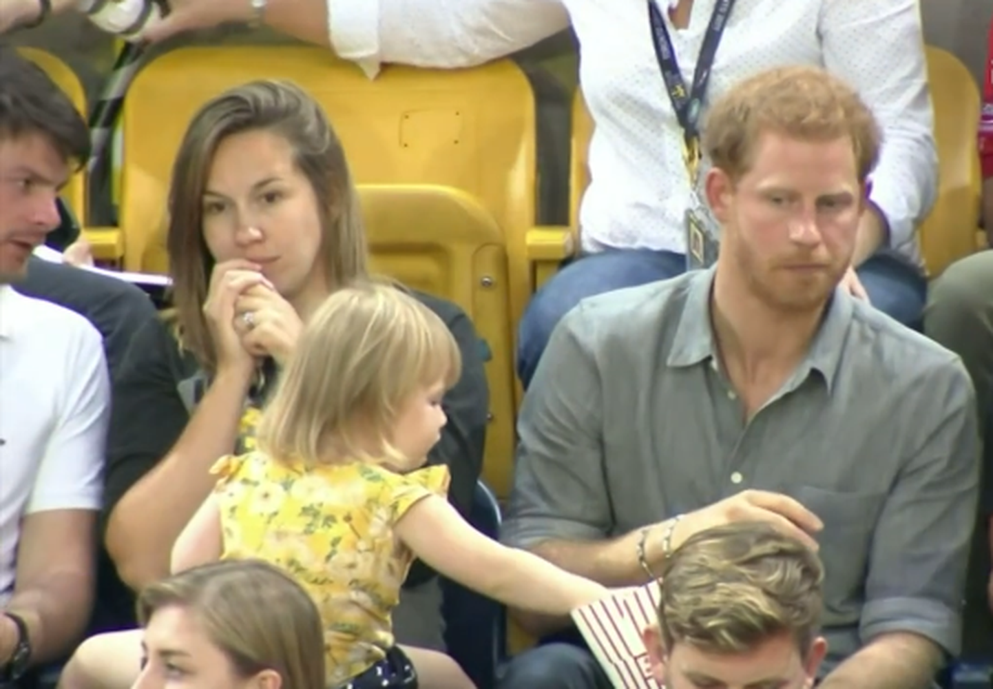 Prints Harry ja 2-aastane Emily