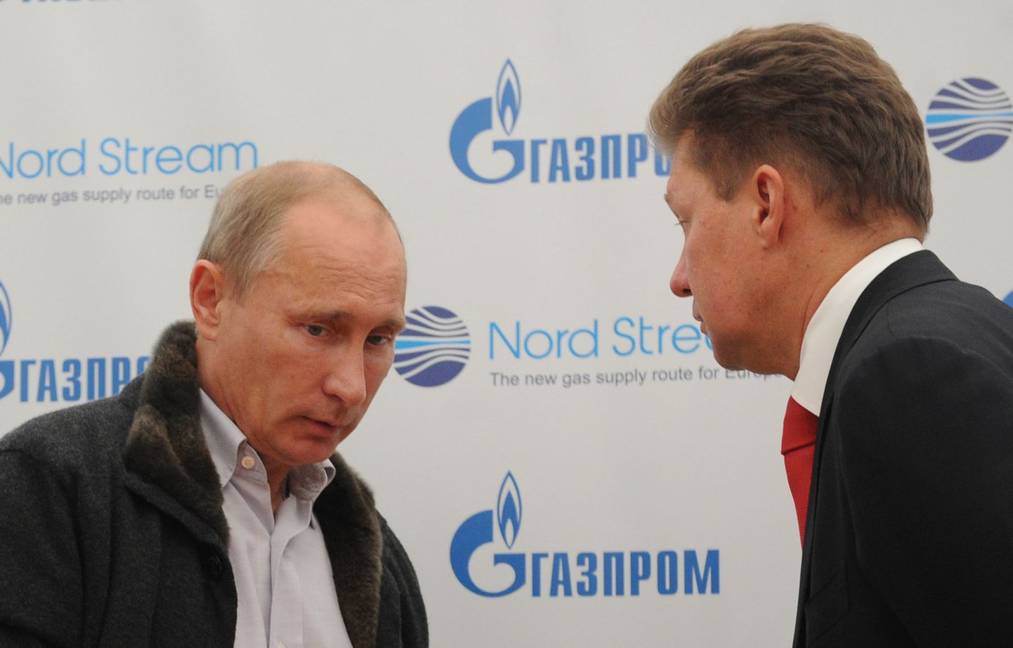 Vladimir Putin ja Gazpromi juht Alexei Miller.