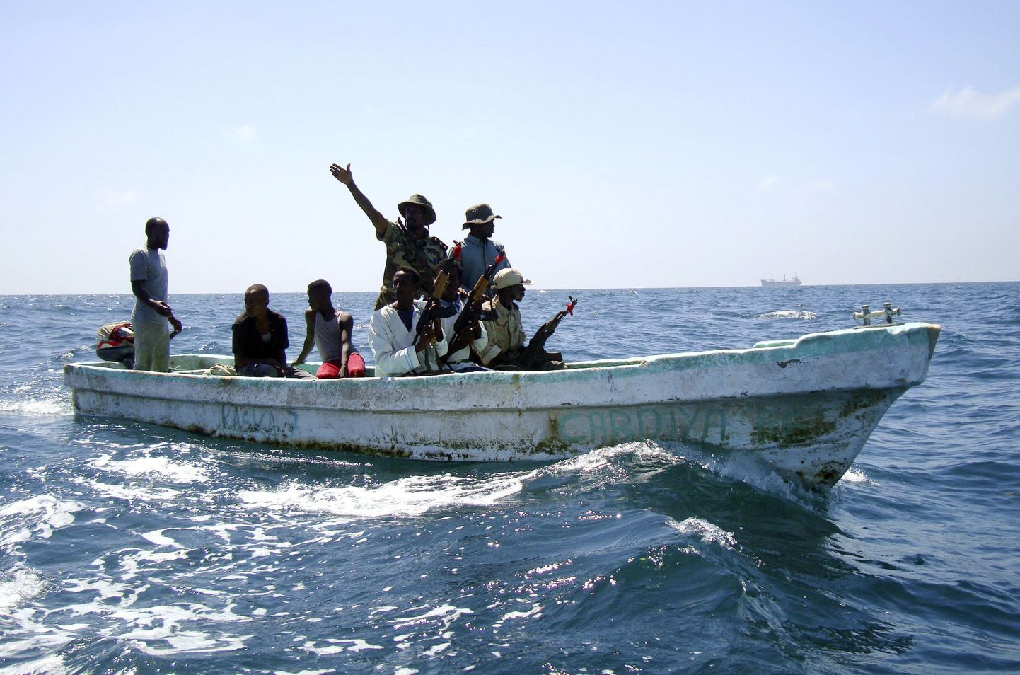 Antud pildil on Somaalia rannavalve, mitte piraadid.
