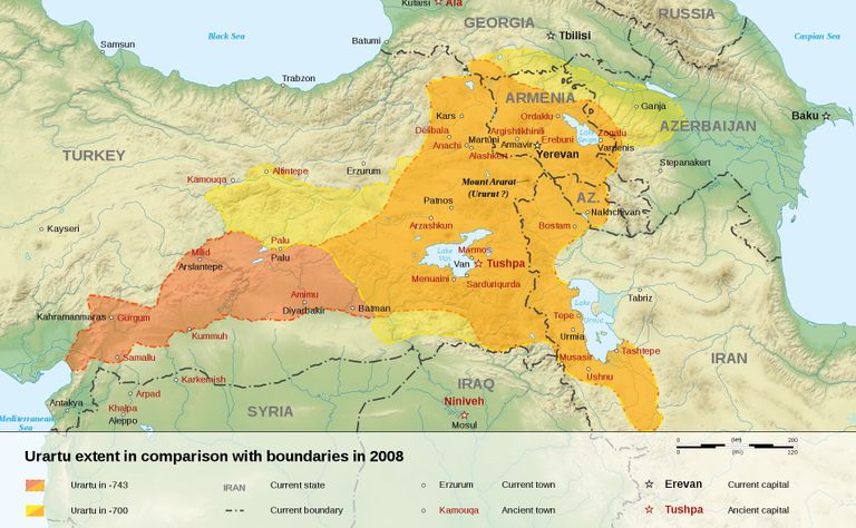 Urartu riik eksisteeris 9. - 6. sajandini
