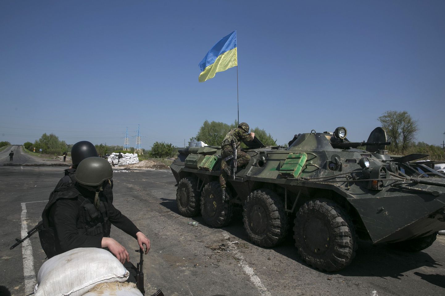 Ukraina väed Slovjanski lähedal