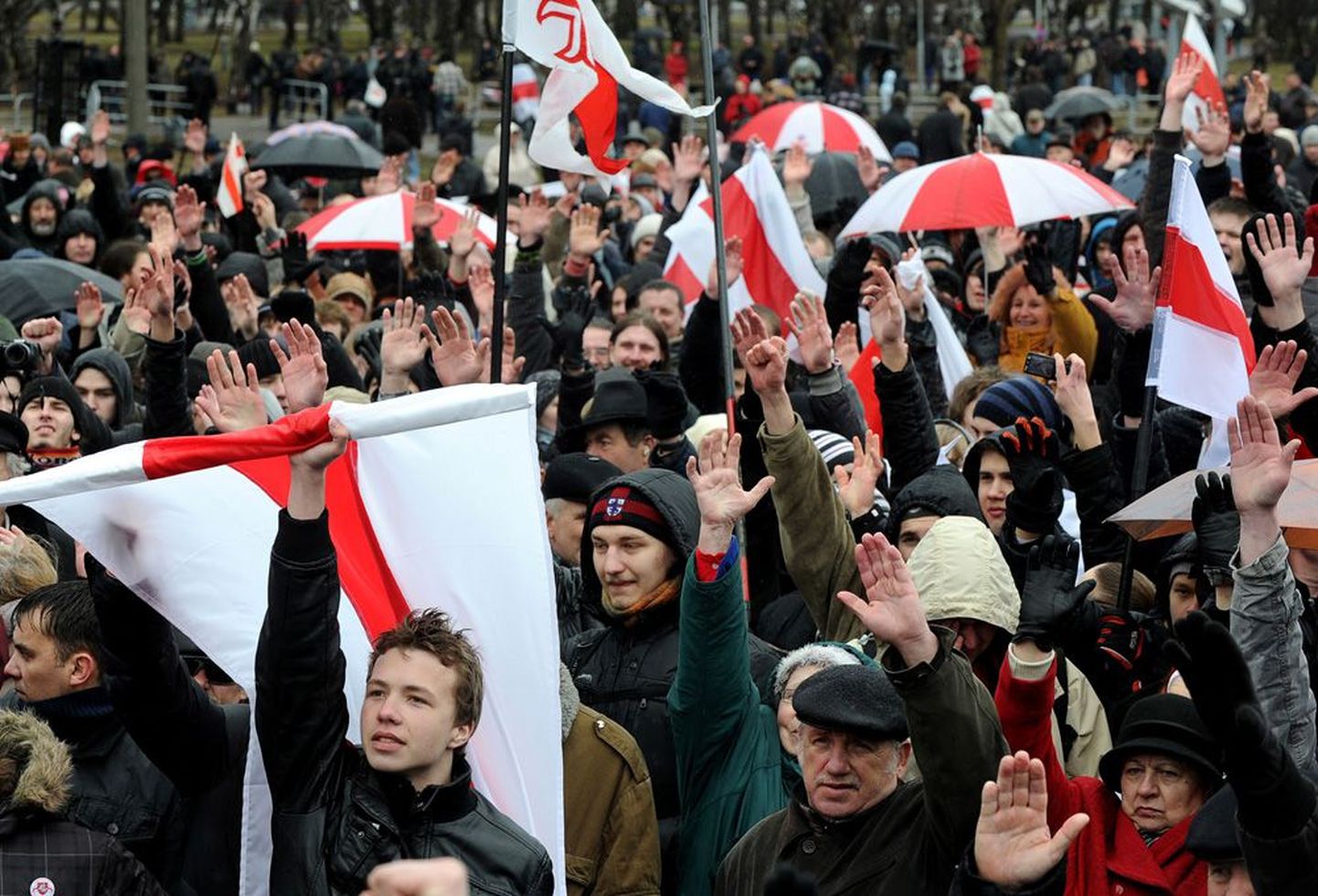 Митинг белорусской оппозиции