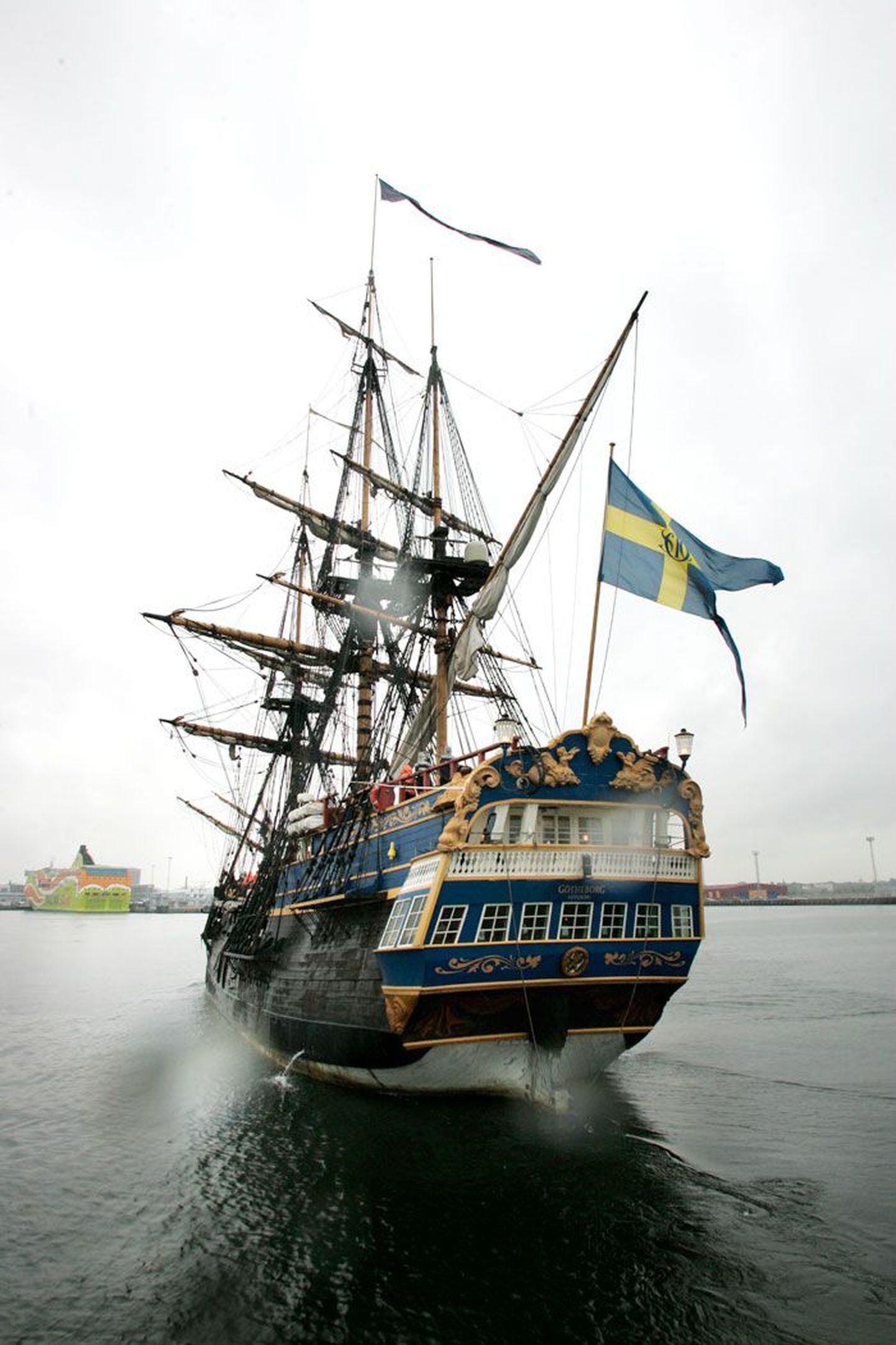 В прошлом году 17 июня на Дни моря в Таллинн прибыли шведские парусники.
