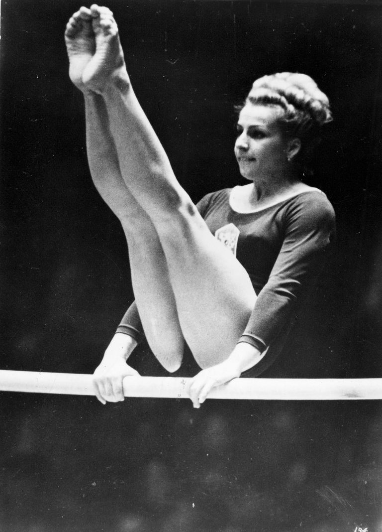 Věra Čáslavská 1964. aasta Tokyo olümpial. Foto: RHR