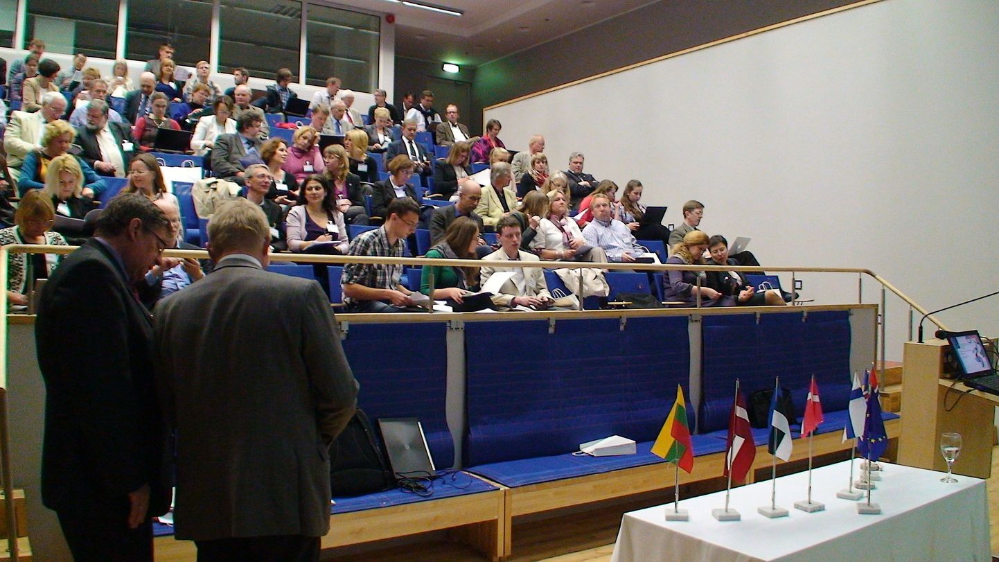 Põhja-Euroopa ja Baltimaade põllumajandusülikoolide ühine konverents Tartus Ahhaa keskuse saalis.