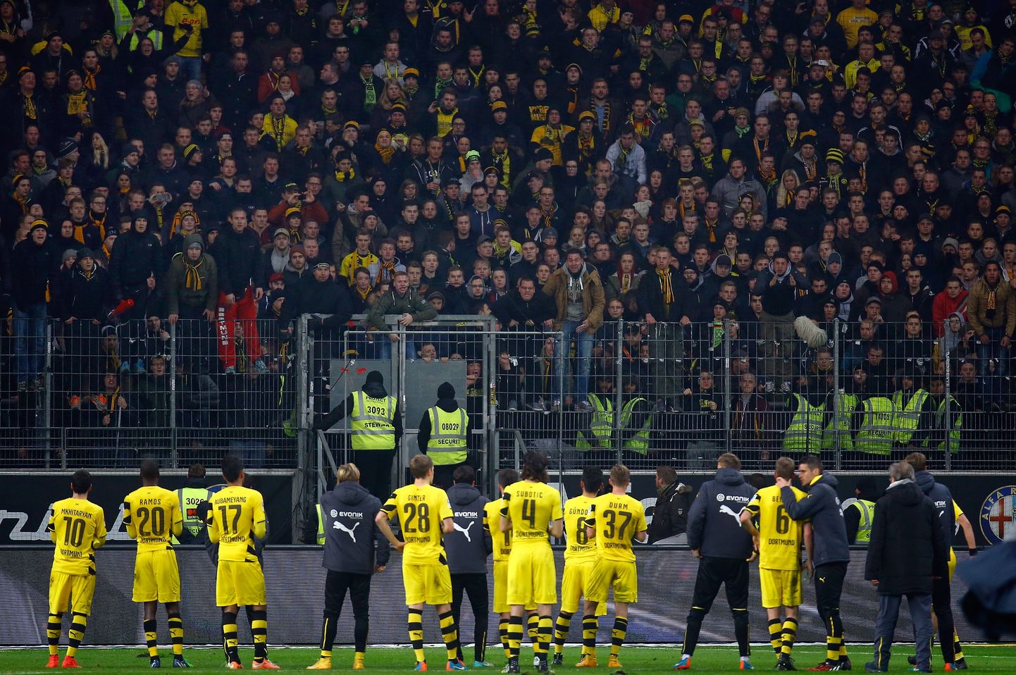 Dortmundi mängijad teenisid seekord ära ka kõige lojaalsemate fännide pahameele