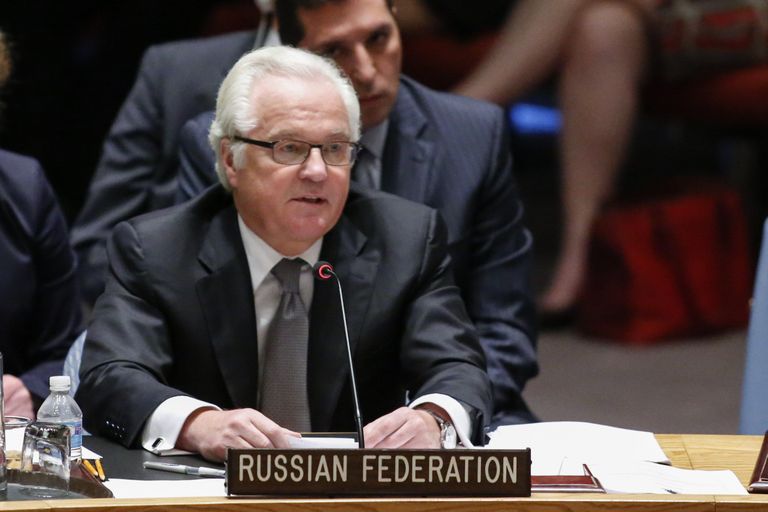 Endine Venemaa suursaadik ÜRO juures Vitali Tšurkin. FOTO: Kena Betancur/AFP/Scanpix