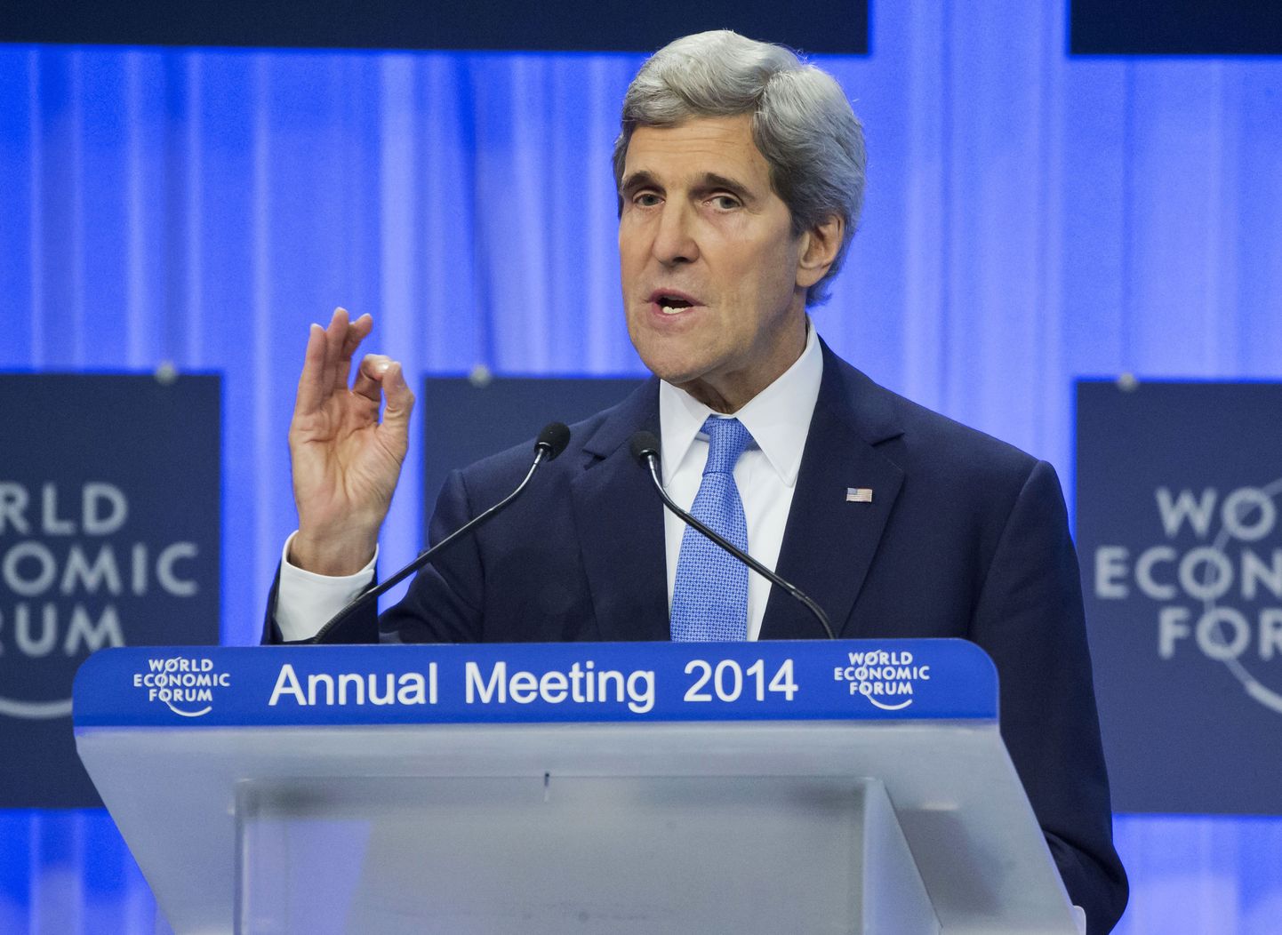 John Kerry Davosis majandusfoorumil.