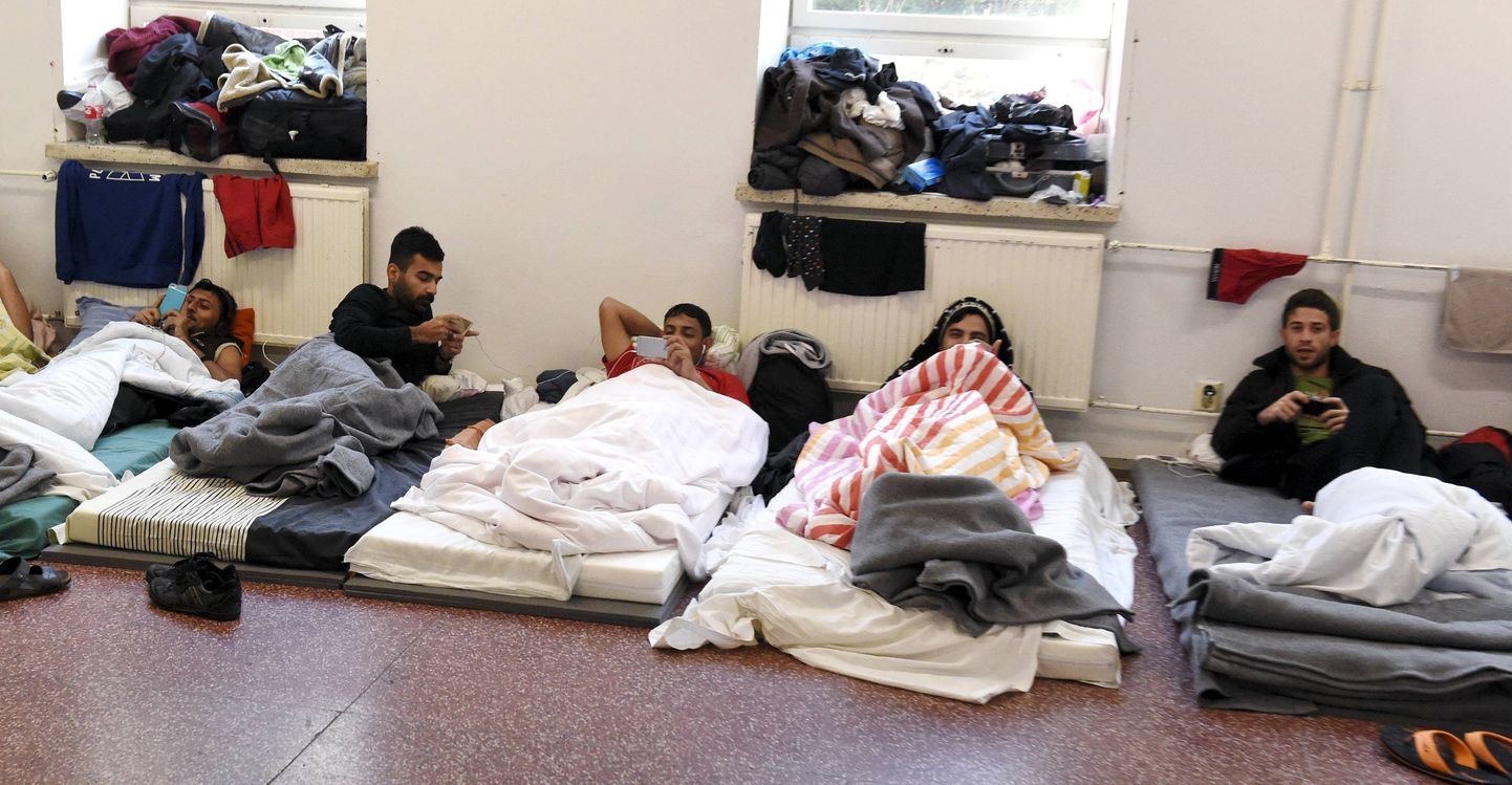 Migrandid Soomes Lahti pagulaskeskuses.