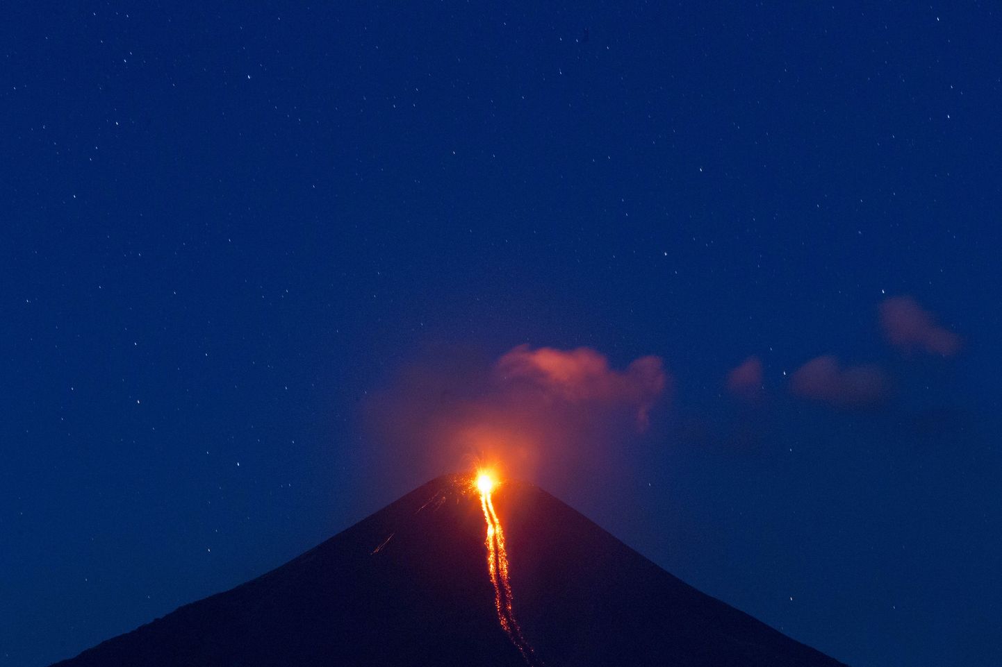 Momotombo vulkaan Nicaraguas.