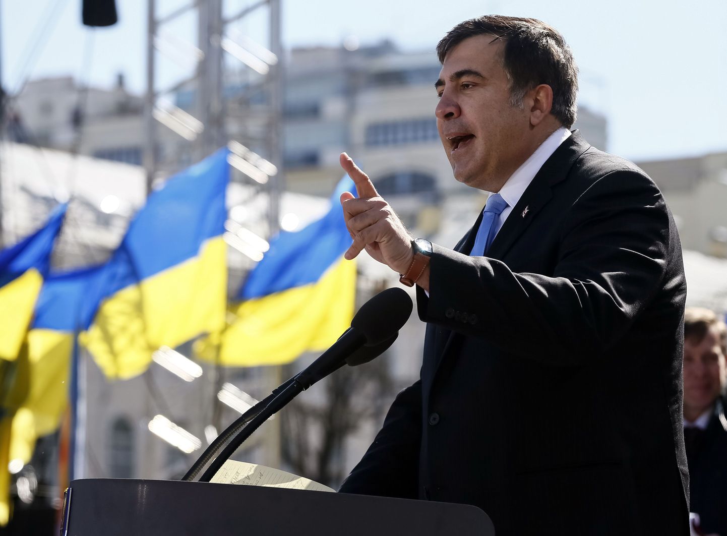Odessa oblasti kuberner Mihheil Saakašvili.