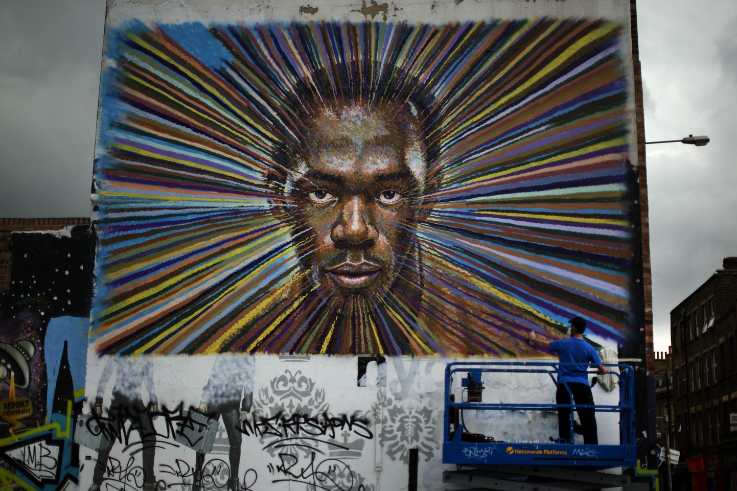 Austraalia kunstnik James Cochran tegemas Usain Bolti portreed
