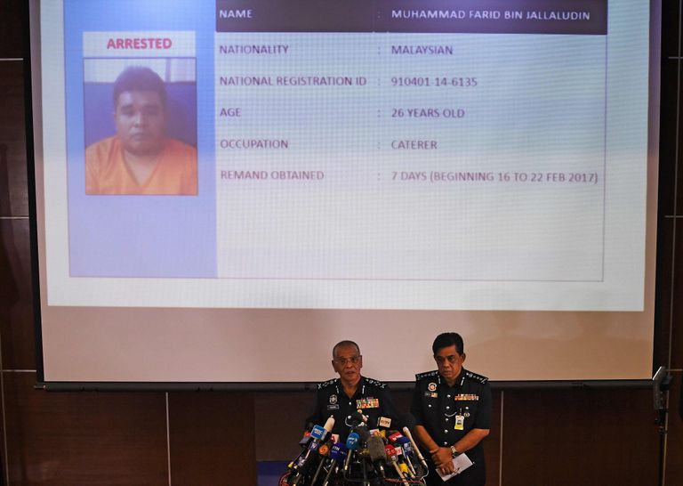 Kimi mõrva asjus vahi all viibiv Malaisia-päritolu kahtlusalune Muhammad Farid Bin Jalaluddin. Foto: MOHD RASFAN/AFP/Scanpix