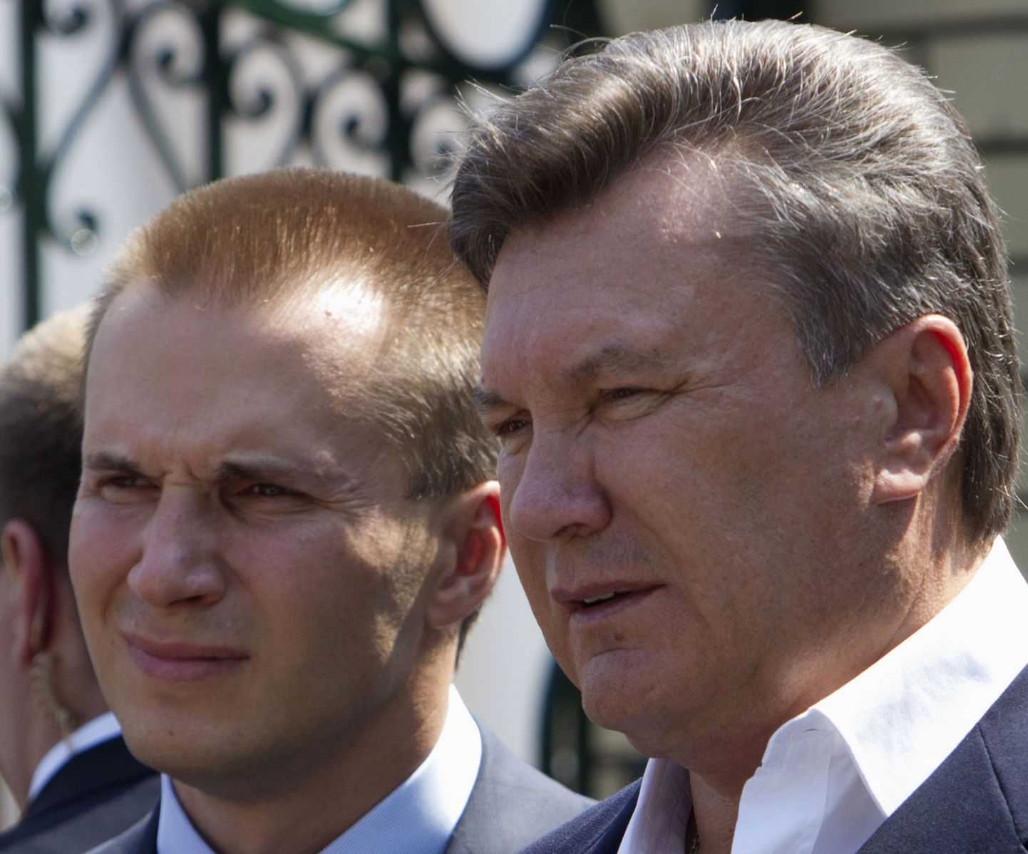 Виктор Янукович и его сын Александр.