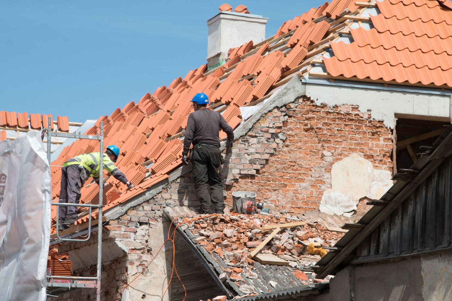 Riia 5 hoone osaline lammutamine ja katuse taastamine läksid maksma enam kui veerand miljonit eurot.