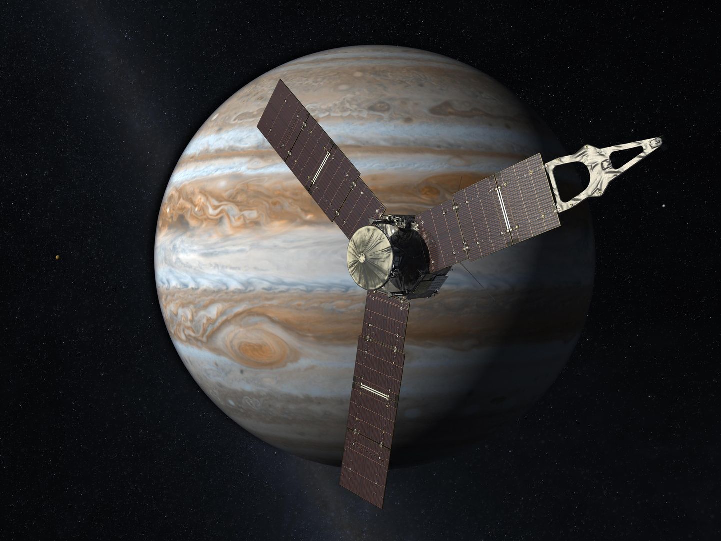 Kunstniku nägemus sond Junost Jupiteri juures