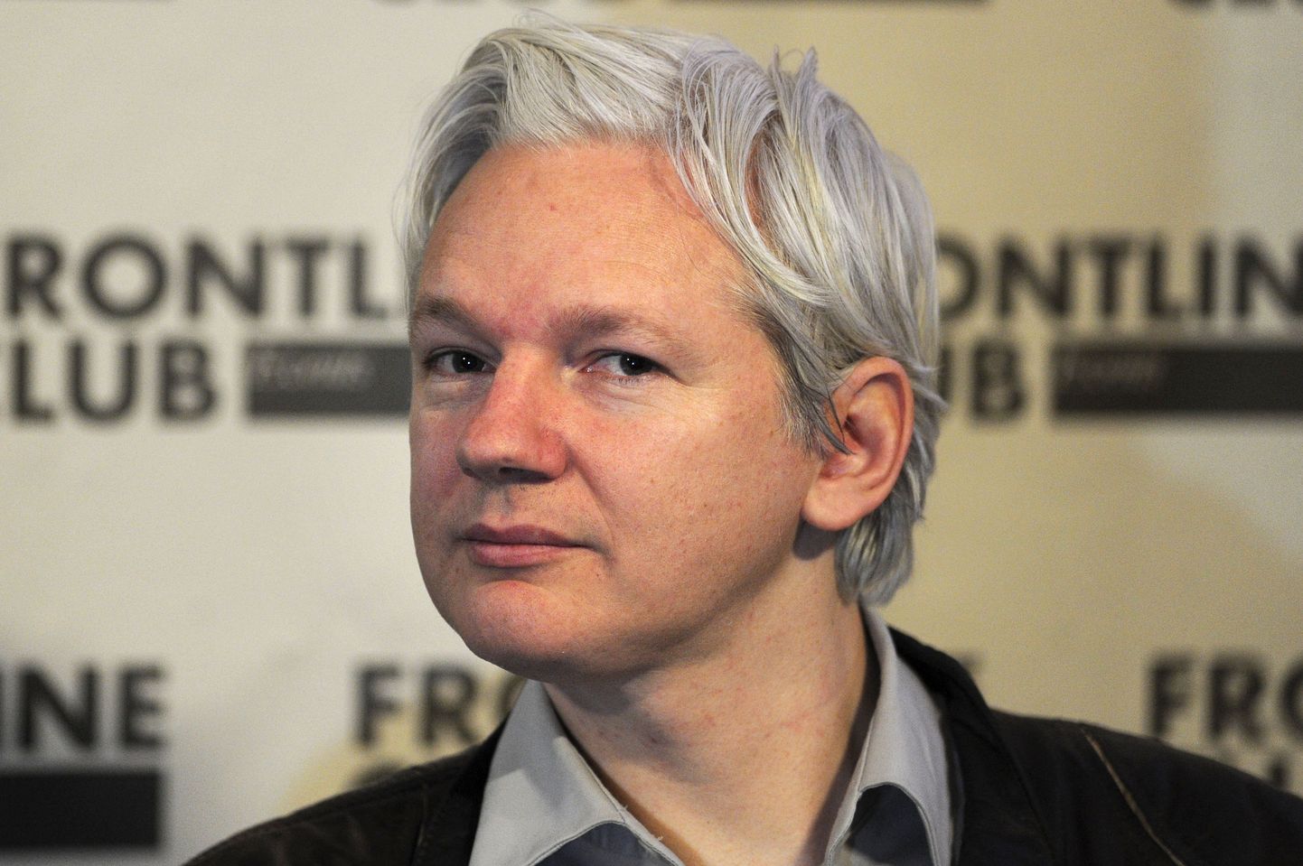 Julian Assange 27. veebruaril pressikonverentsil Londonis.