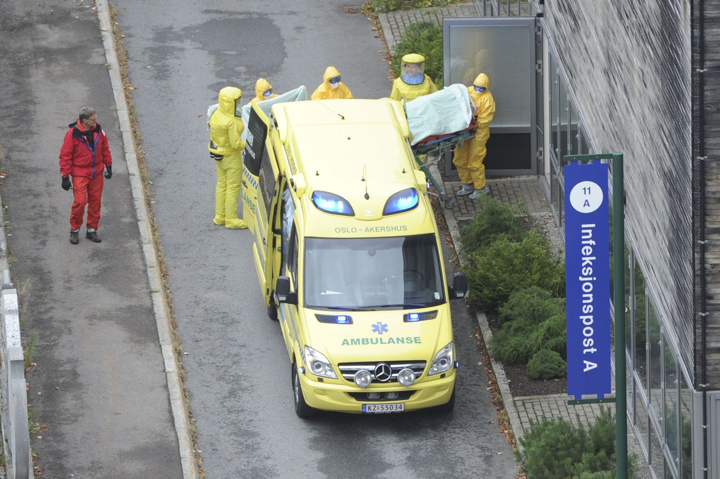 7. oktoobril toimetati Norra esimene Ebolasse nakatunud inimene haiglasse.