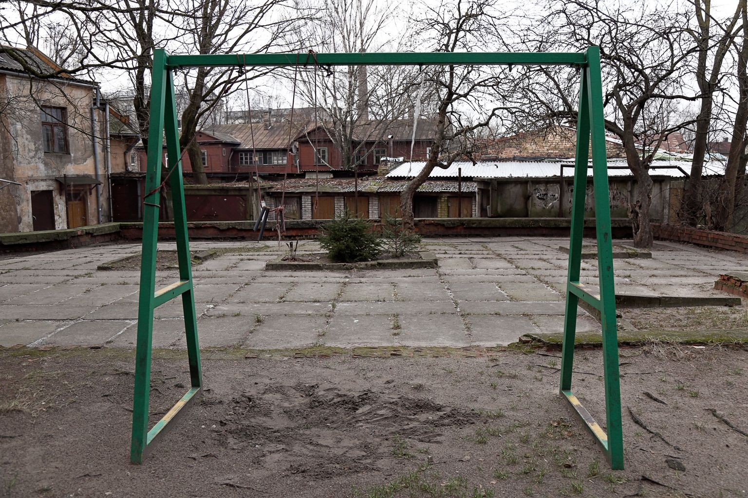 Двор. Иллюстративное фото