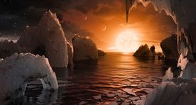 Analüüs: Maa-sarnastest planeetidest kubiseva TRAPPIST-1 elukõlblikkus jätab soovida