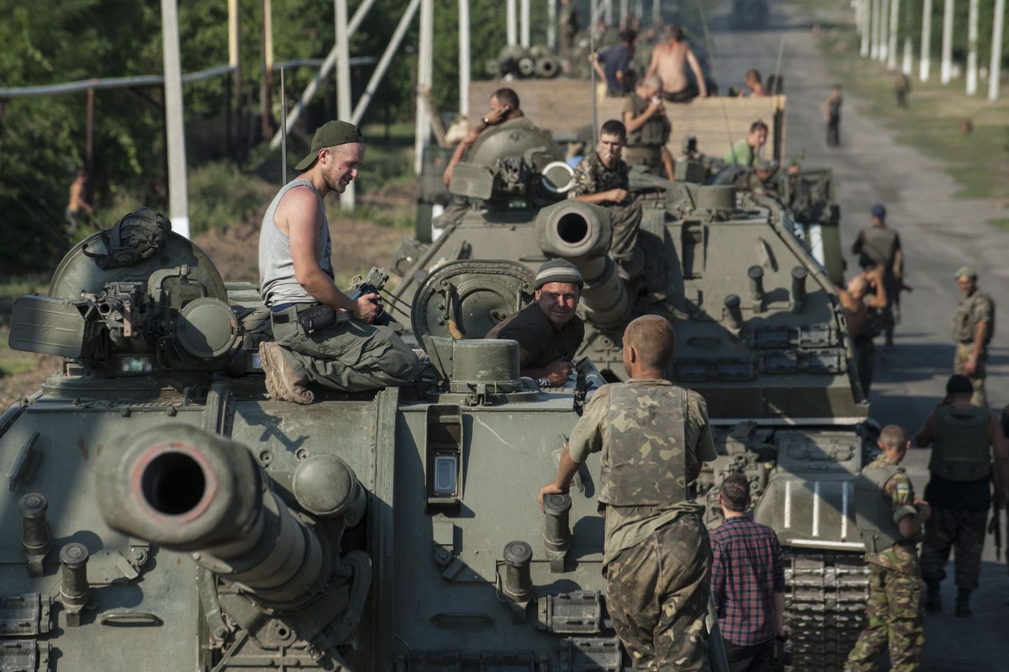 Ukraina väed sellel nädalal Donetski lähedal.