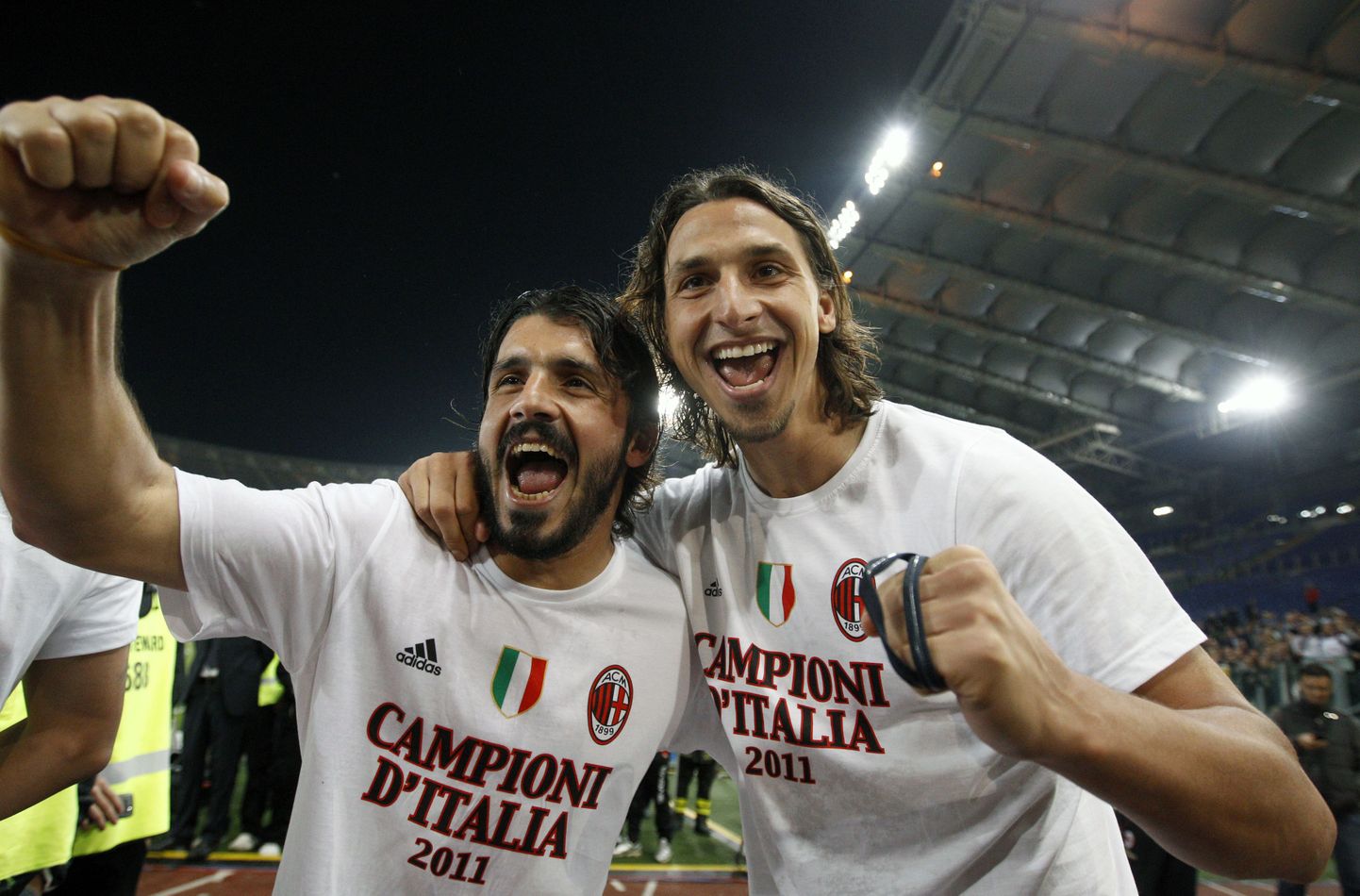 Gennaro Gattuso (vasakul) ja Zlatan Ibrahimovic.