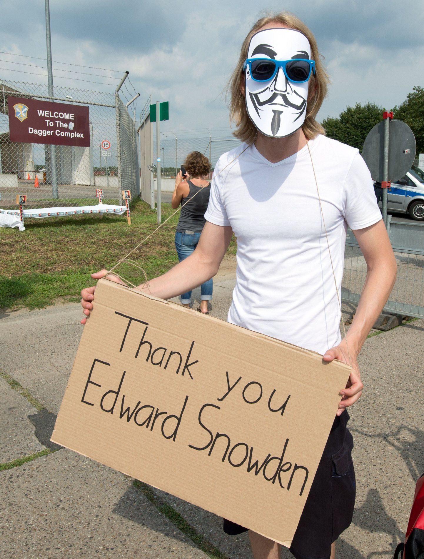 Usa luureandmeid lekitanud Edward Snowdeni toetaja.