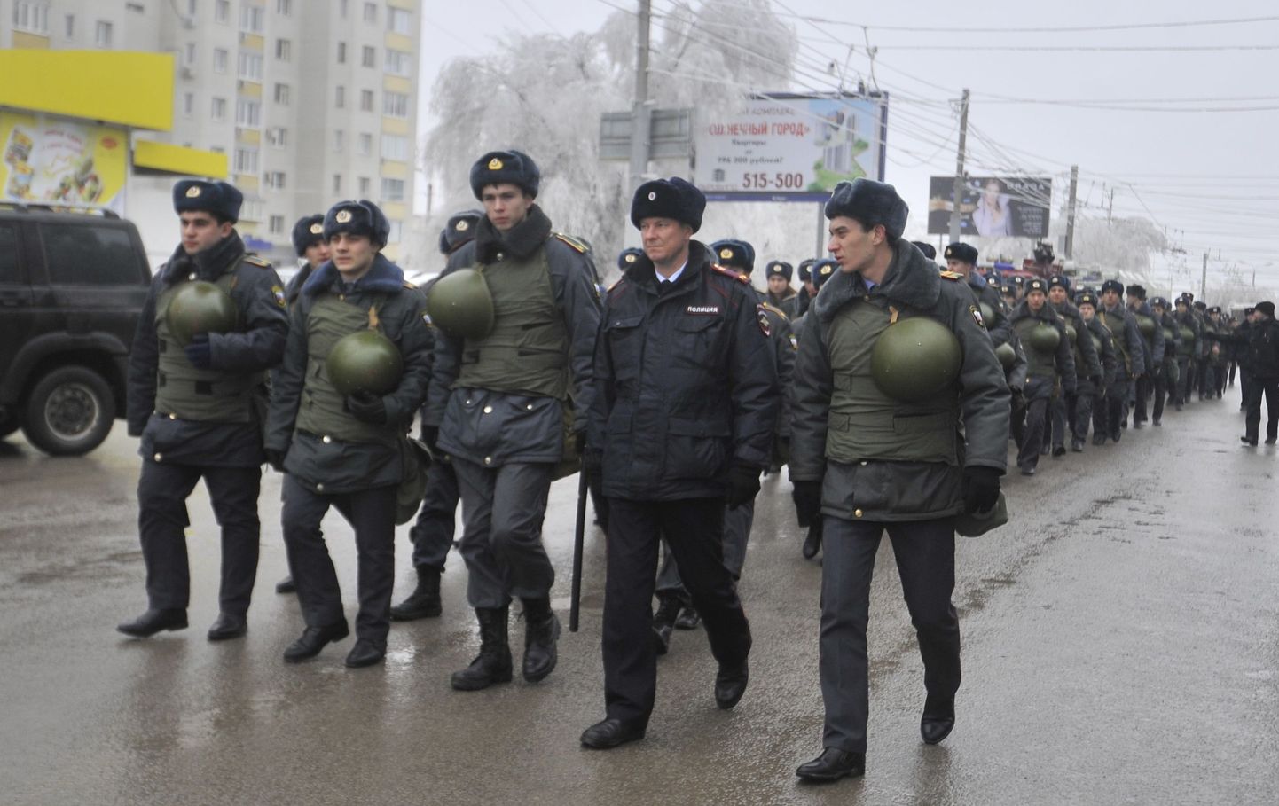 Politseinikud Volgogradis.