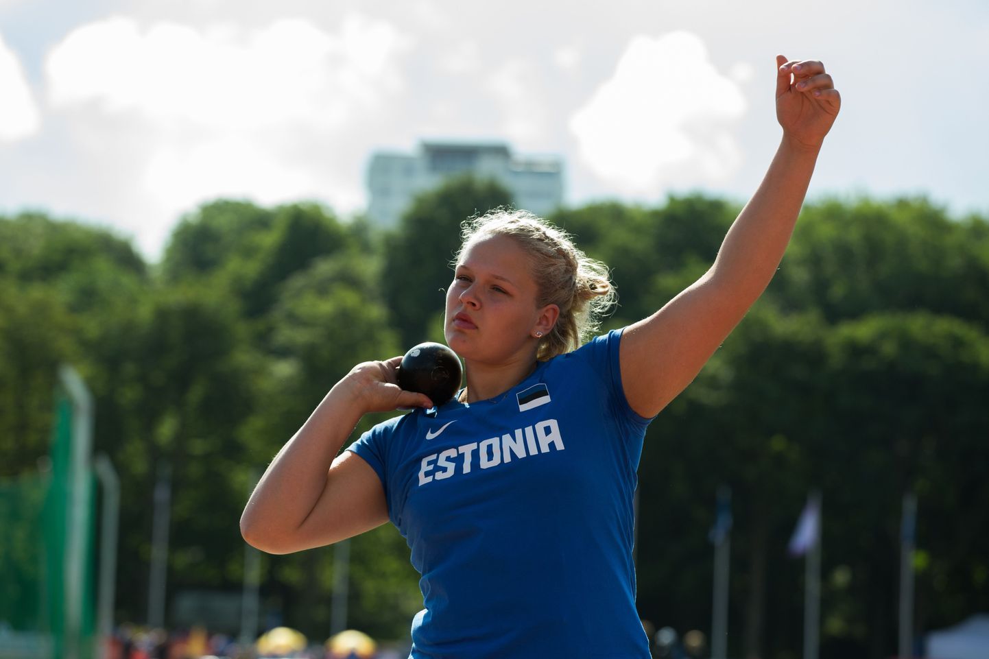 Kätlin Piirimäe ja Grete šadeiko U23 kergejõustiku Euroopa meistrivõistlustel Tallinnas.