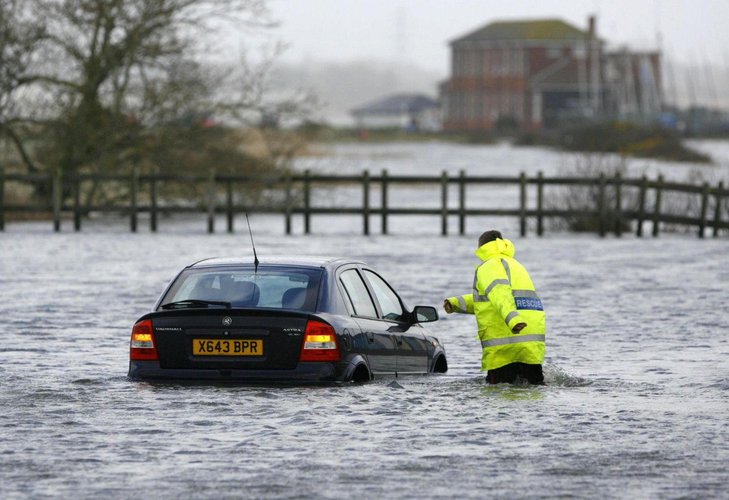 Põhjamaid ootab ees rohkem loodusõnnetusi. Pildil üleujutus Inglismaal.