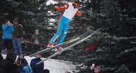 Pildid: Eddie the Eagle hüppas jälle Calgarys