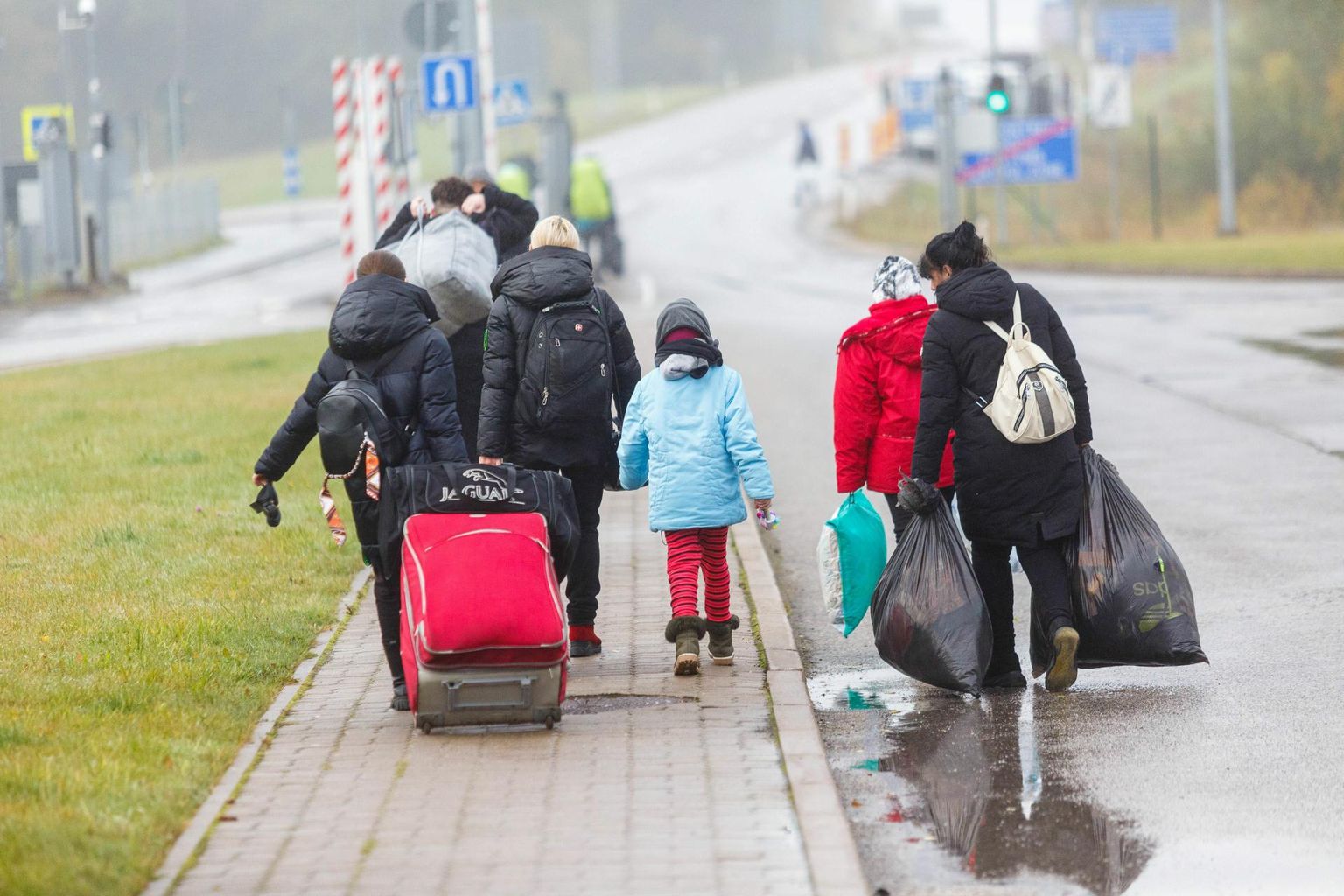 Sõjapõgenikud. Pilt on illustreeriv.