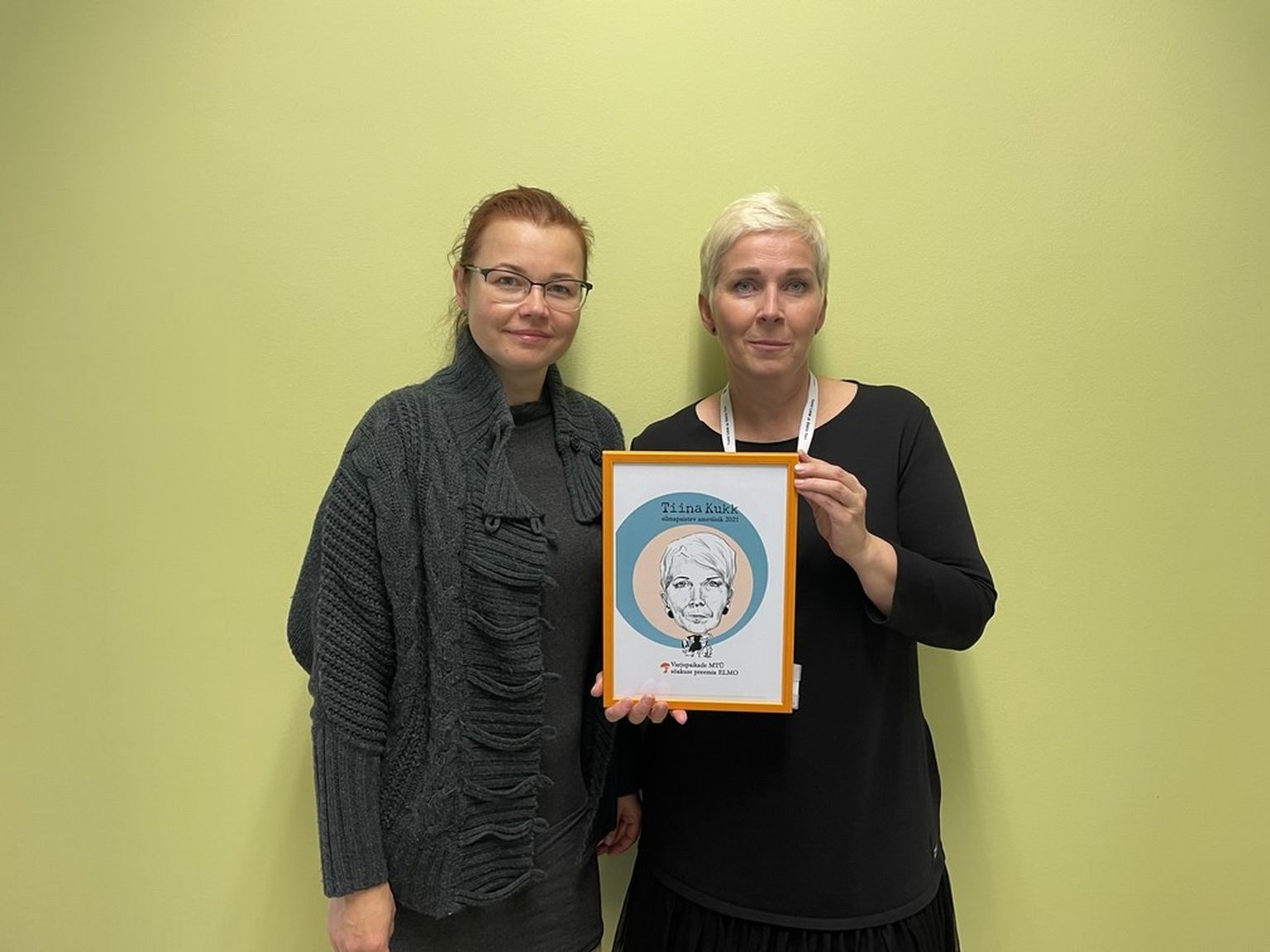 Tiina Kukk sai tänavuse Elmo nimelise preemia