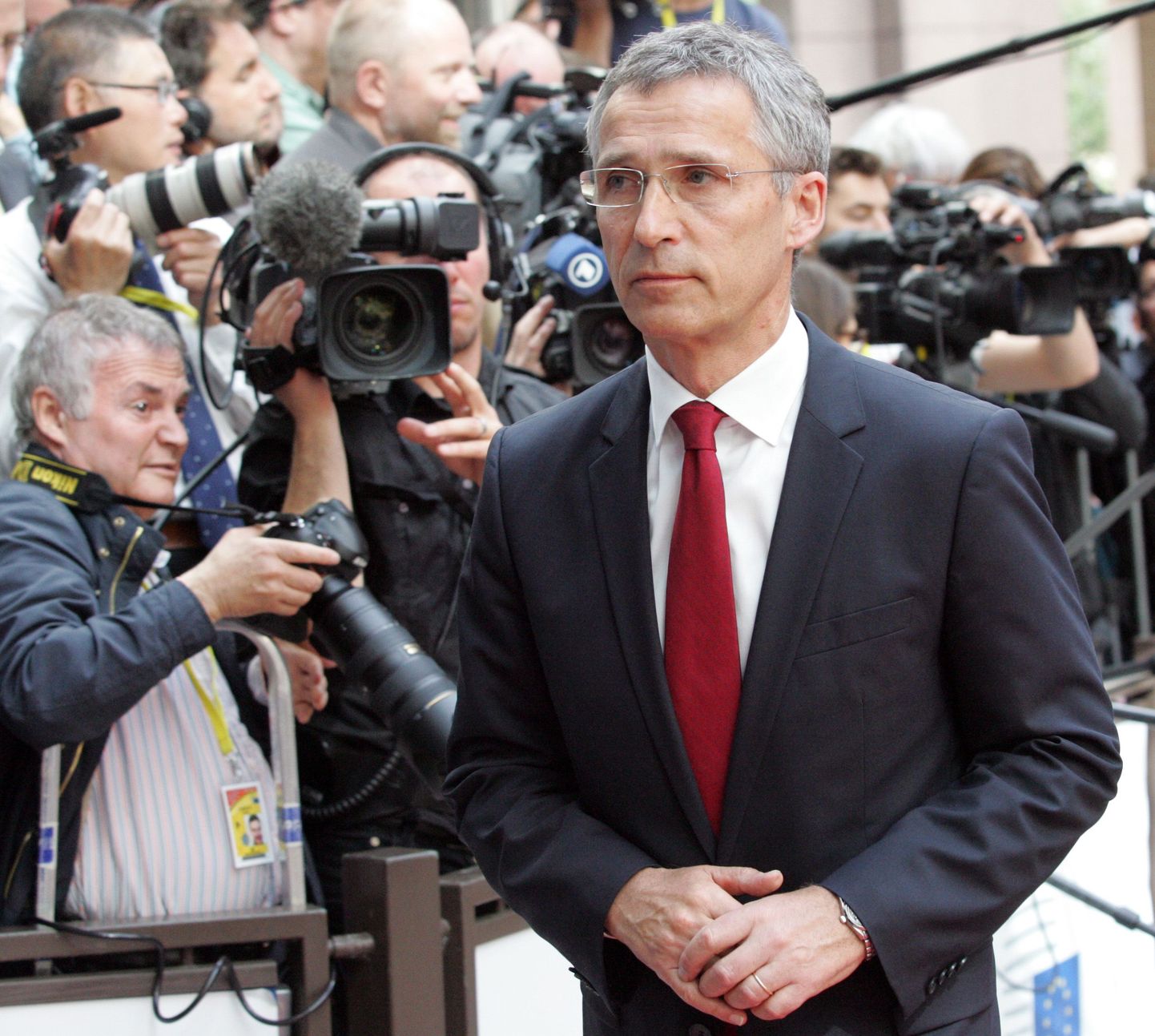 NATO peasekretär Jens Stoltenberg 26. juunil Brüsselis ELi tippkohtumisel.