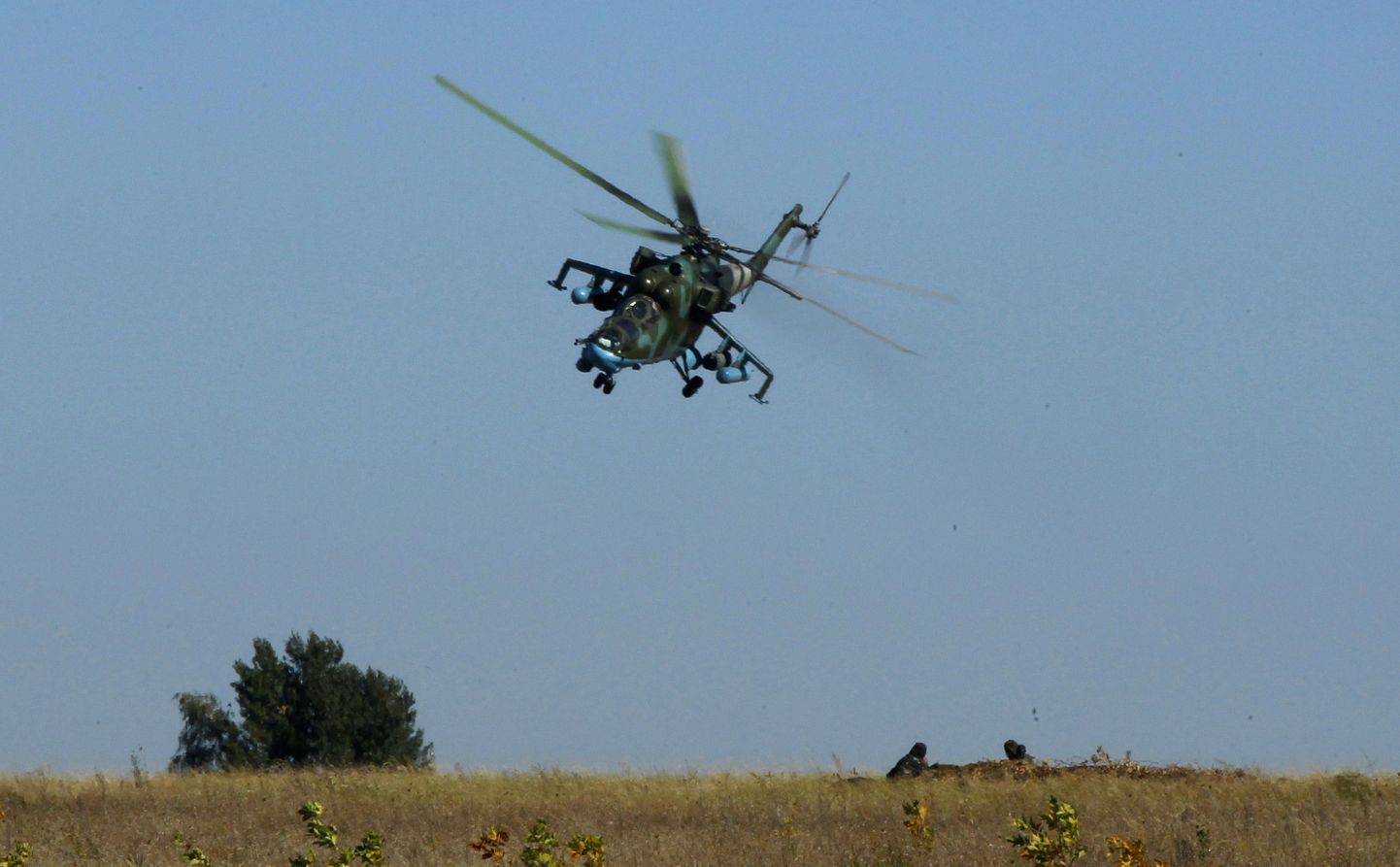 MI-24-tüüpi helikopter.