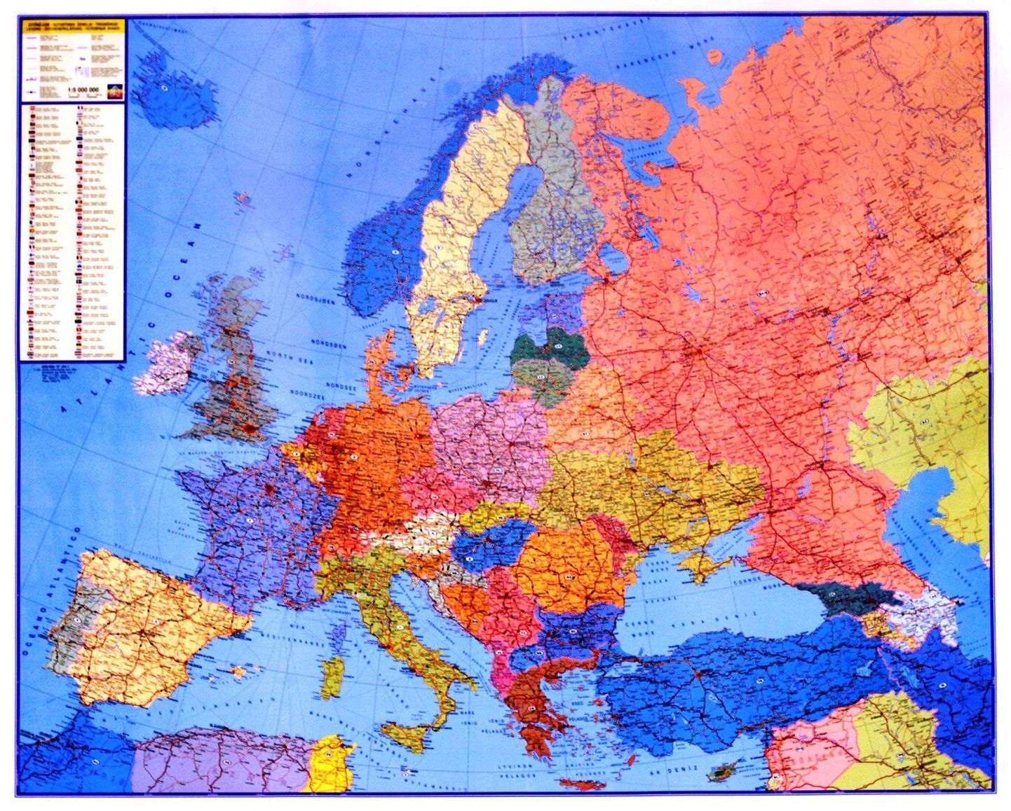 Euroopa kaart.