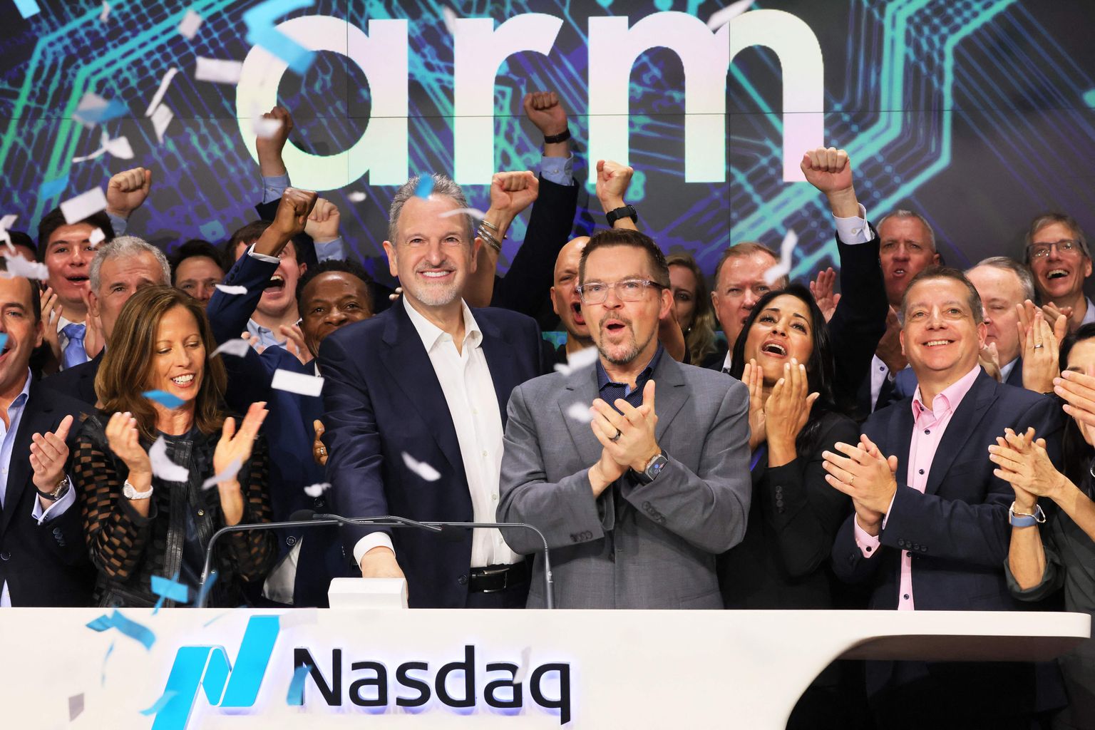 Arm Holdings tegevjuht Rene Haas helistamas Nasdaqi börsi avamiskella