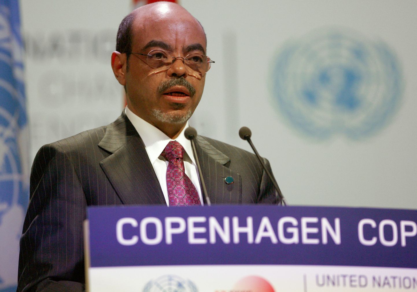 Etioopia peaminister Meles Zenawi