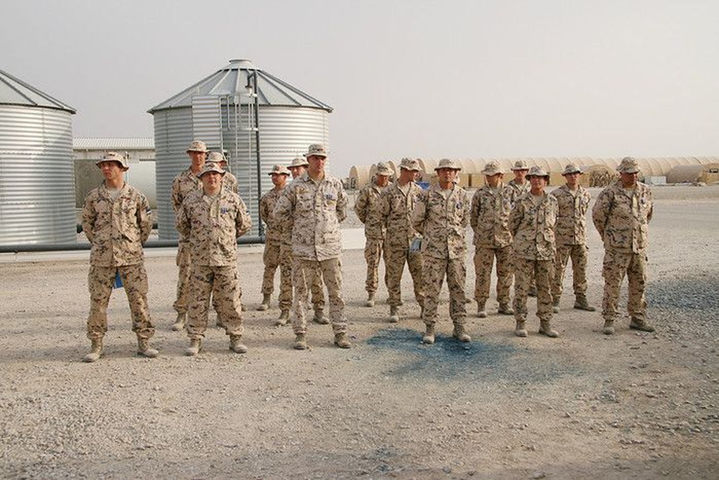 Estcoy-5 kaitseväelased Afganistanis Camp Bastionis. Täna teenib Afganistanis juba Estcoy-9.