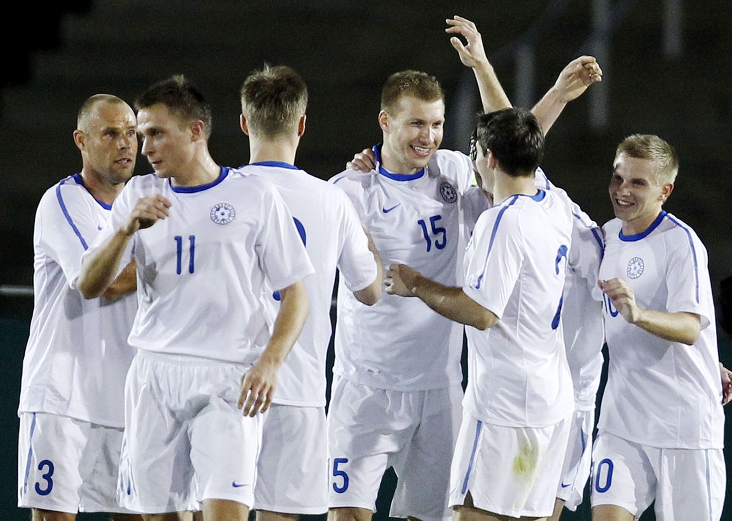 Eesti koondis mängus El Salvadori vastu.