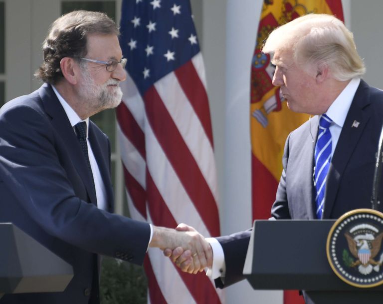 Donald Trump ja Mariano Rajoy