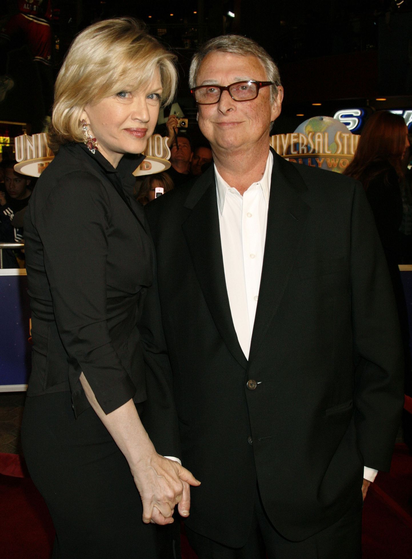 Mike Nichols ja tema abikaasa Diane Sawyer 2007. aastal